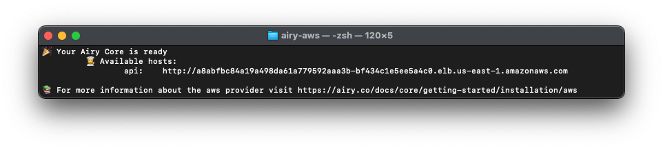 Getting Started with Airy on AWS